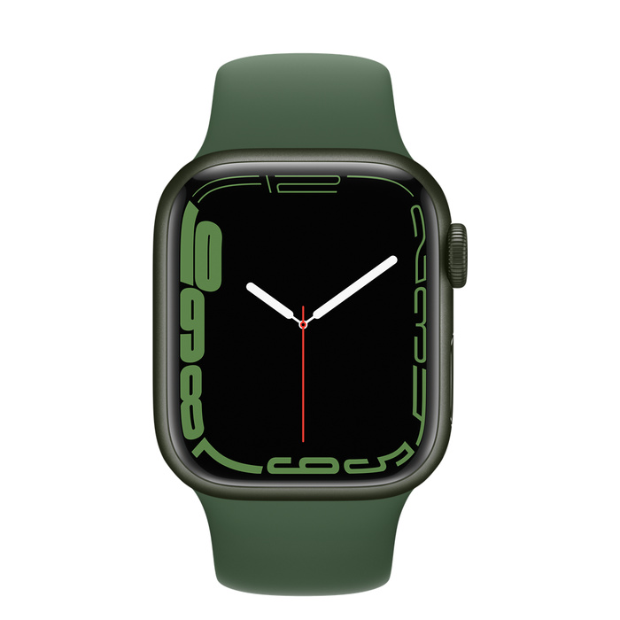 Apple Watch Series 7 GPS 41mm Green Aluminium Case with Sport Band
