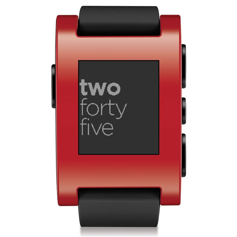 Pebble Smartwatch Red
