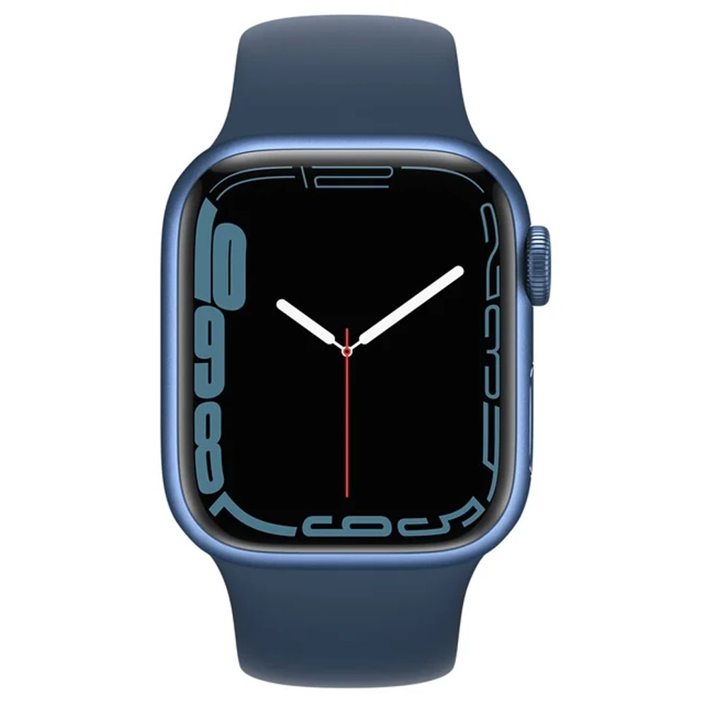 Watch Series 7 GPS 45mm Blue Aluminium Case with Sport Band/Умные часы Apple