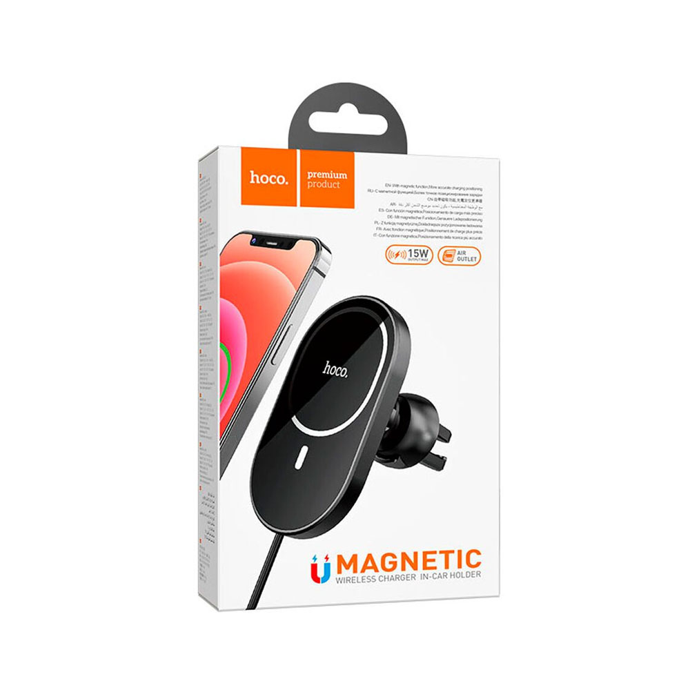 Car Holder Hoco CA90 Magnetic Wireless Charger 15W