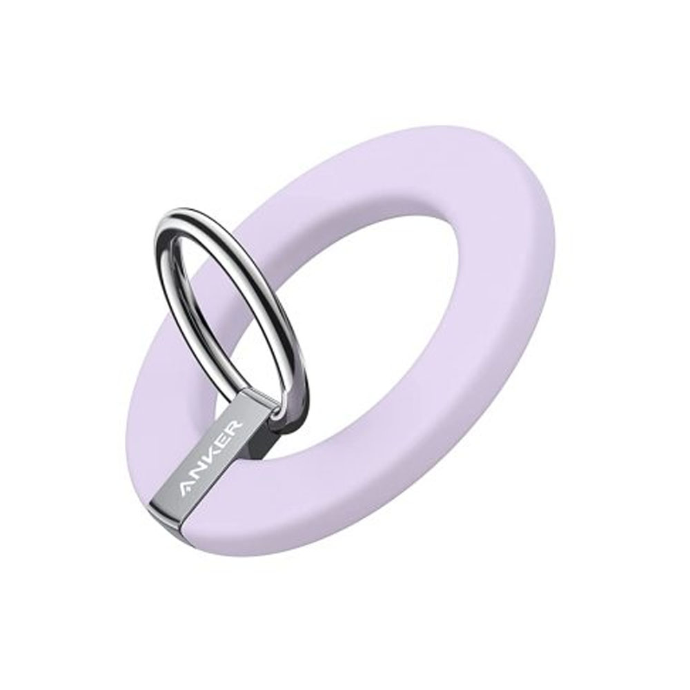 610 Magnetic Phone Grip Lilac Purple/Держатель телефонного кольца Anker
