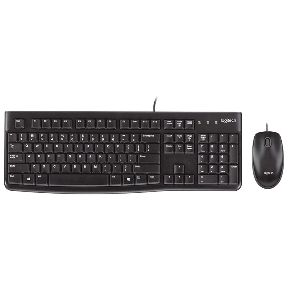 Проводные клавиатура и мышь Logitech MK120
