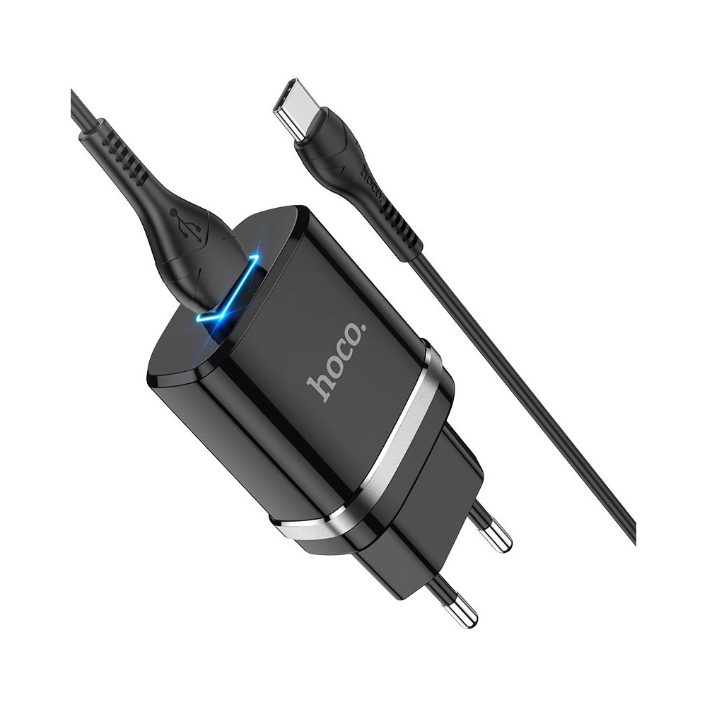 N1 USB-A 2.4A Black/Адаптер Hoco