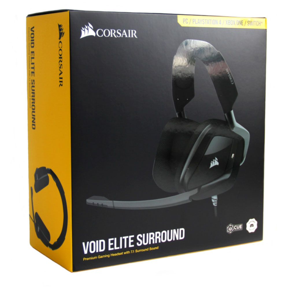 Corsair Void RGB Elite Surround - Black Premium 7.1 Surround Sound