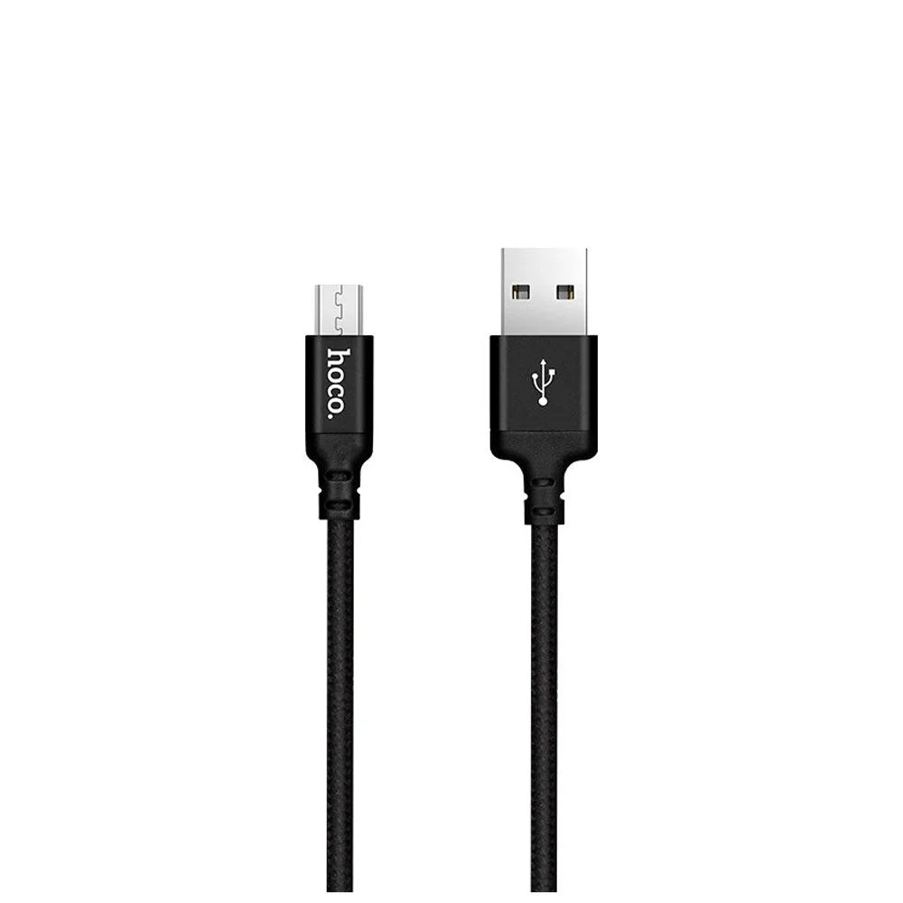 Cable Hoco X14 Times Speed Micro Charging L=1M Black