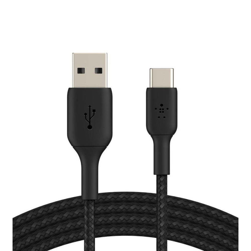 Cable Belkin CAB002BT1MBK Braided USB-C to USB-A 1m Black