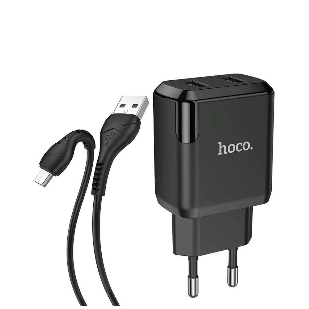 Адаптер Hoco N7 Dual USB 2.1A
