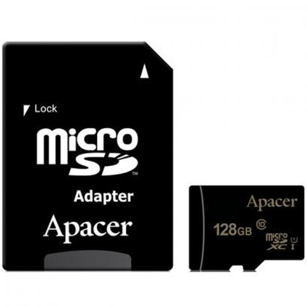Флешка microSD Apacer 128GB AP128GMCSX10U5-R