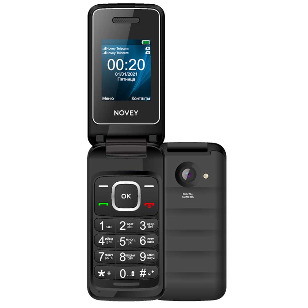 Кнопочный телефон Novey A20R Black