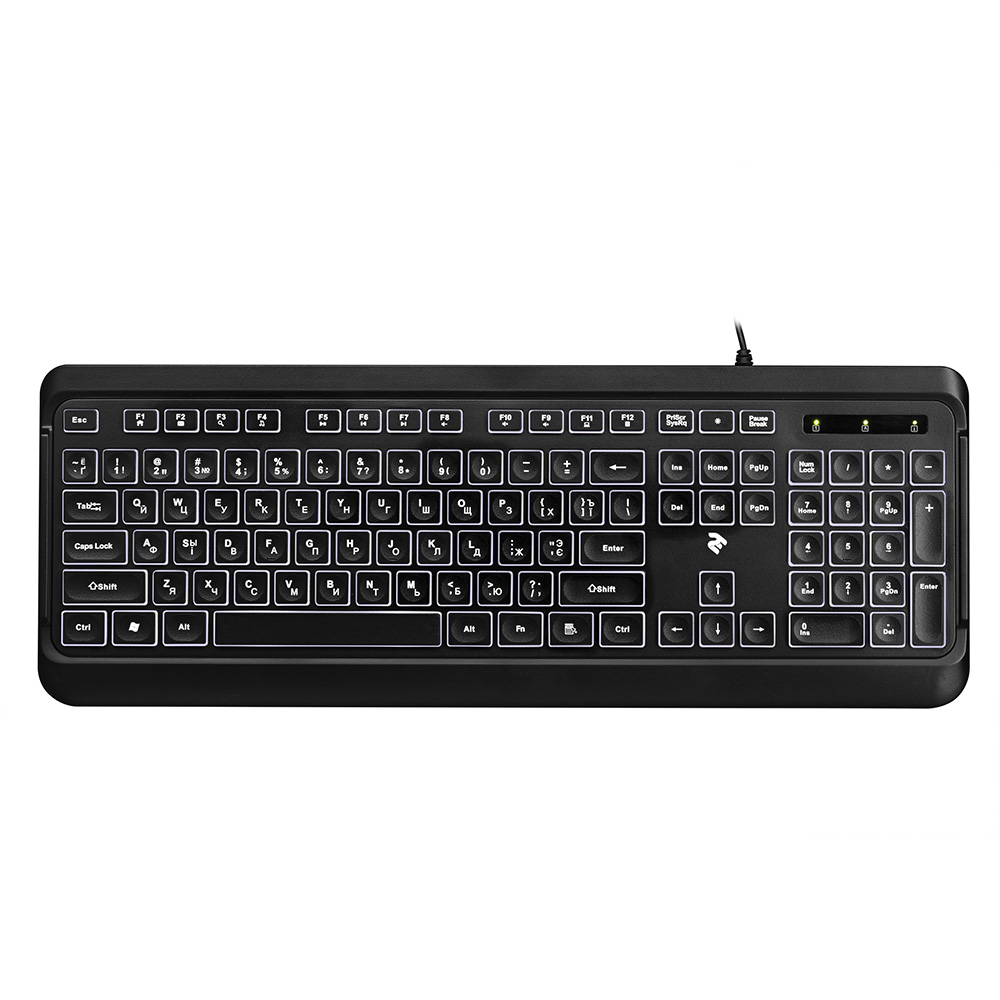 Simli klaviatura 2E-KS120UB Black