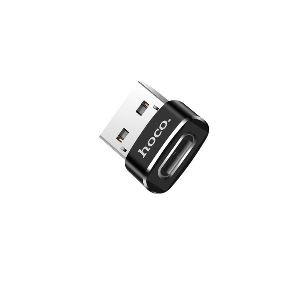 Adapter Hoco UA6 USB to Type-C Black