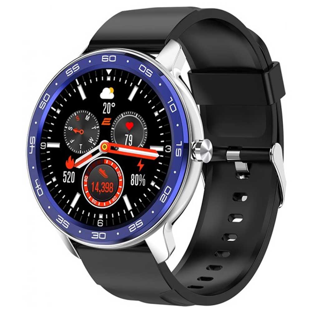 Смарт часы 2E-CWW30SLBL Alpha X 46 mm Silver-Blue