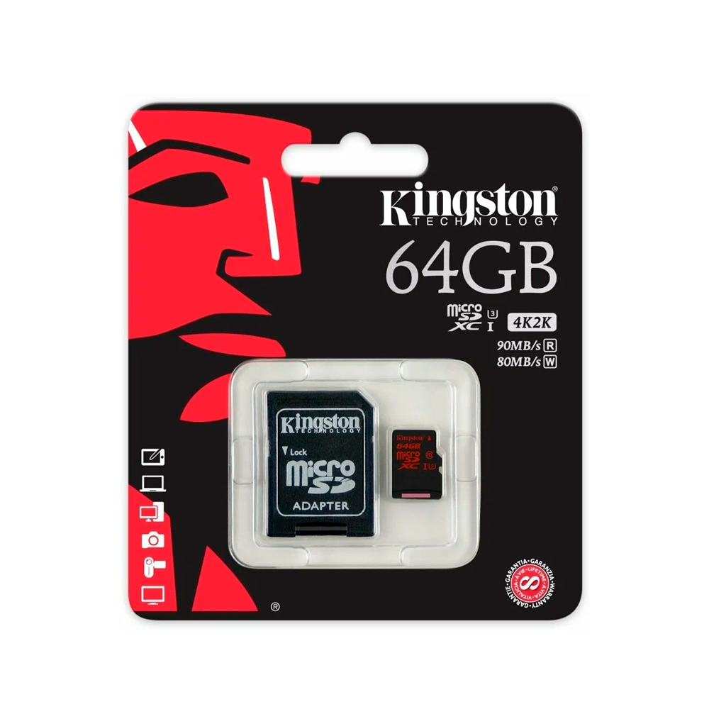microSD Kingston SDCA3 64GB