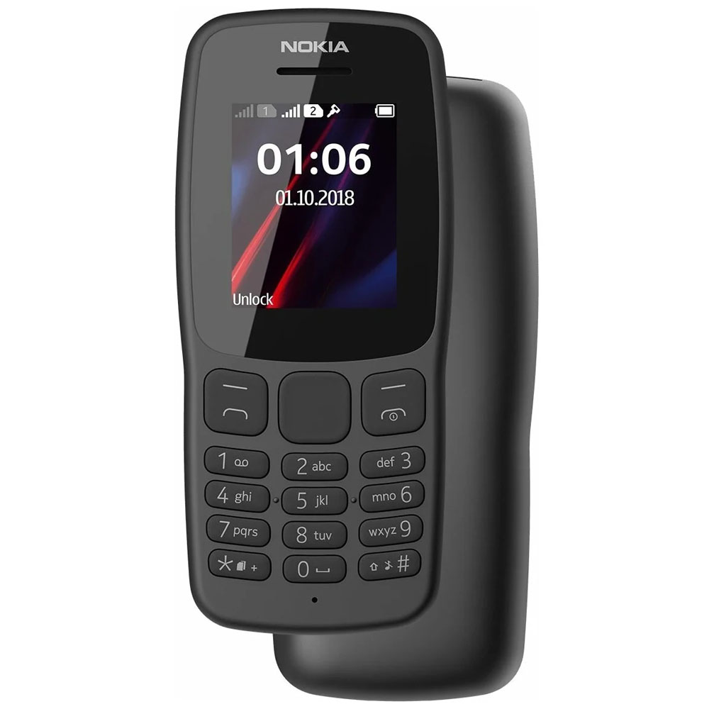 Nokia 106 Dual Sim Dark Grey (GSM)