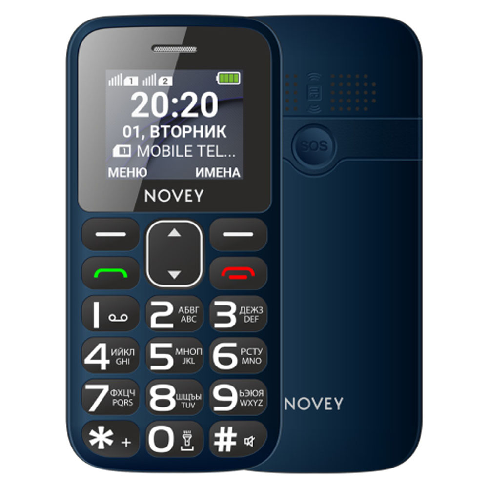 B10 Dark Blue/Кнопочный телефон Novey