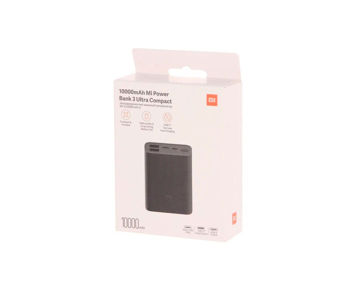 Mi power bank ultra compact 10000mah. Power Bank 3 Ultra Compact Xiaomi 10000. Power Bank 3 Ultra Compact 10000mah. Аккумулятор Xiaomi pb3 Ultra Compact, li-Pol, 10000 МАЧ, черный.